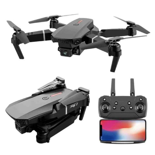 E88 4K Foldable Drone with HD Dual Camera & Smart App Control